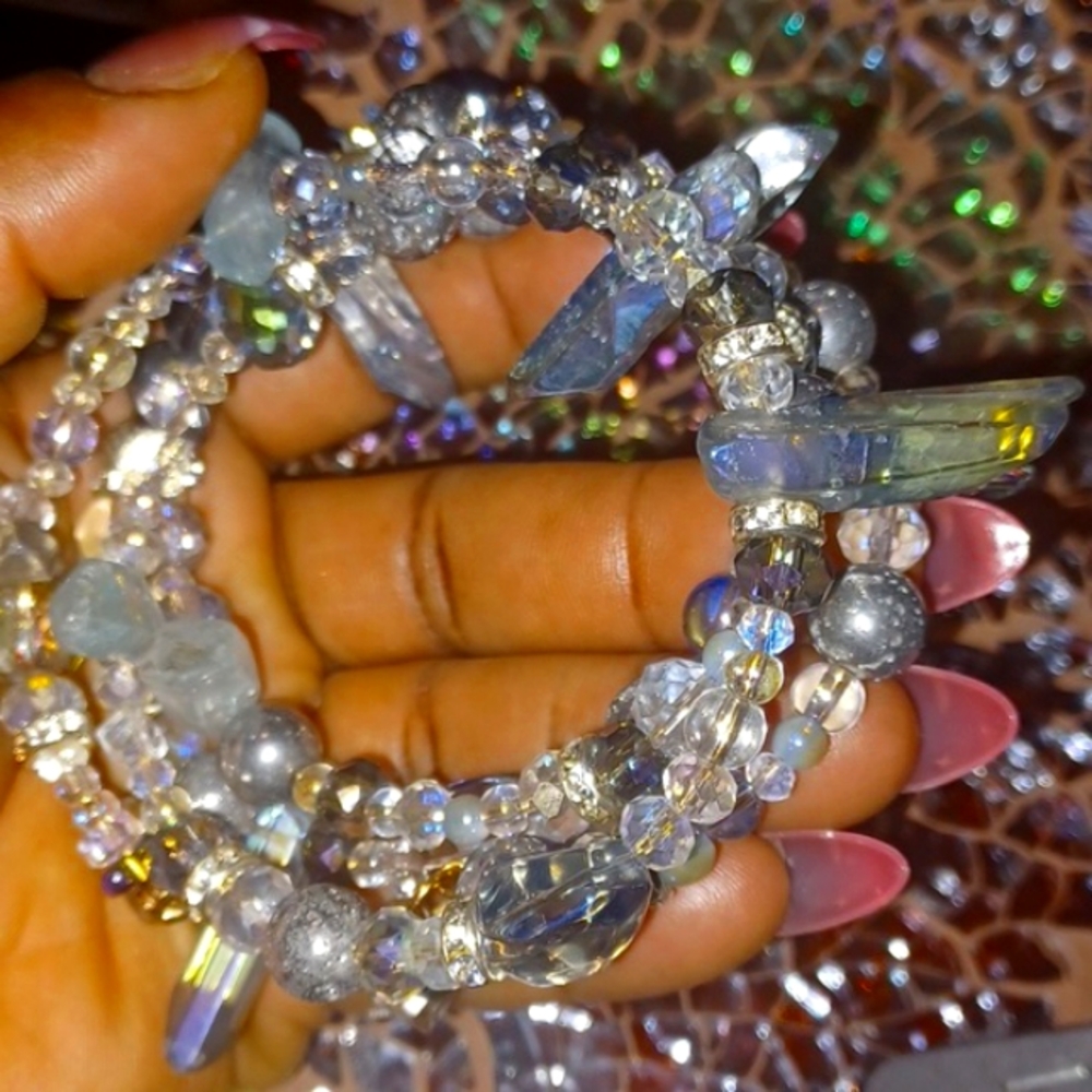 PrettyBarShop Custom NEBULA Star Alum Bracelet